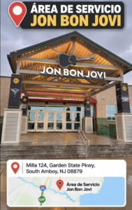 Jon Bon Jovi área de servicio en New Jersey